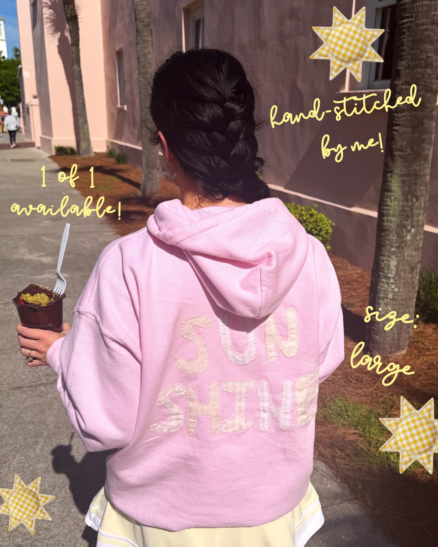Sunshine Patchwork hoodie