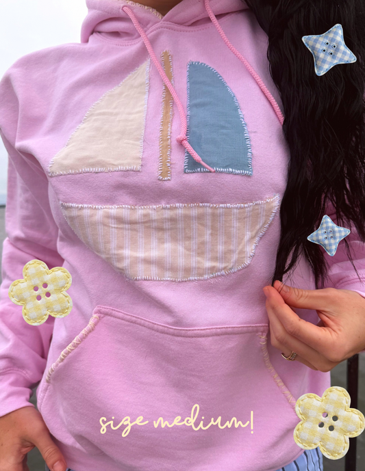 Sailboat Patchwork hoodie