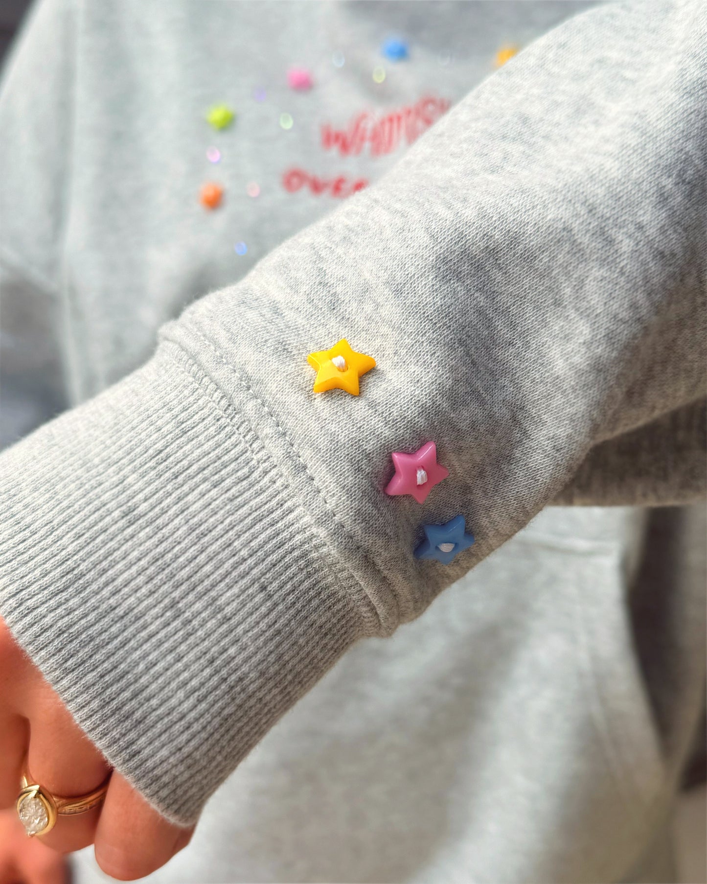 Heather Grey Oversized Whimsy Hoodie