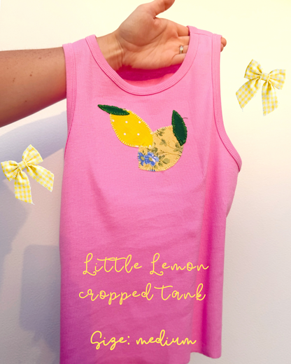 Little Lemon Patchwork tank top