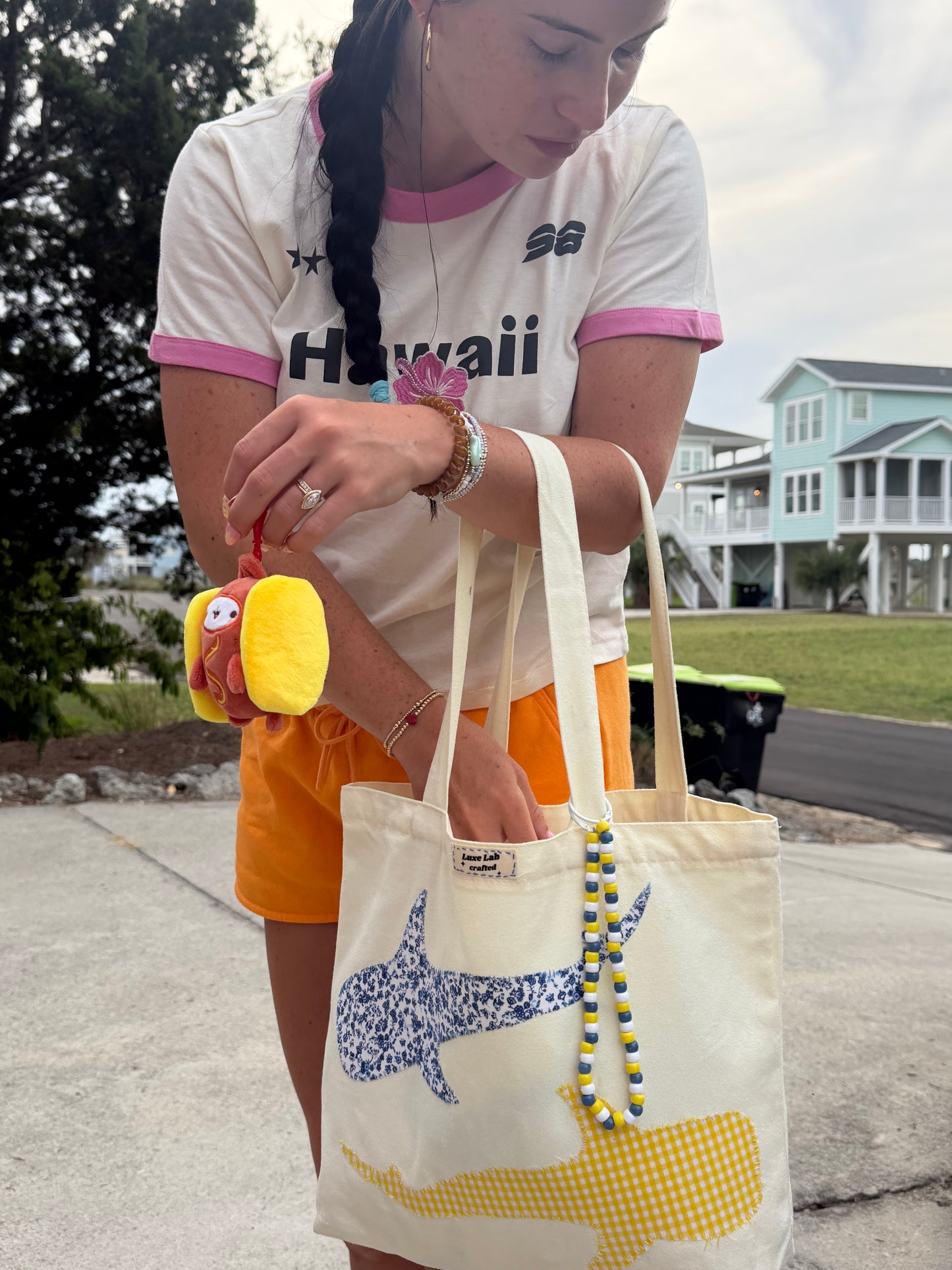 Whaleshark Tote Bag with zipper