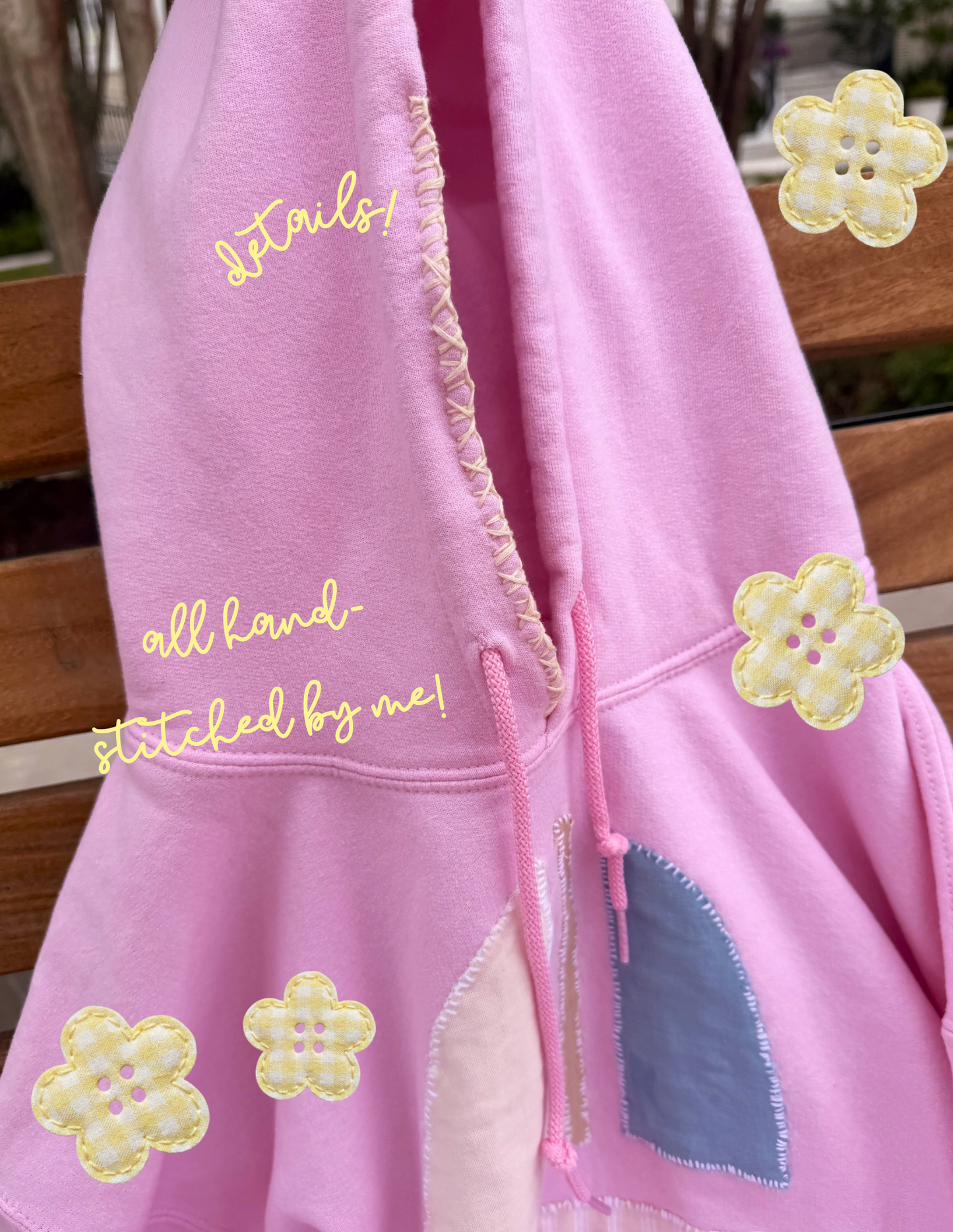 Sailboat Patchwork hoodie
