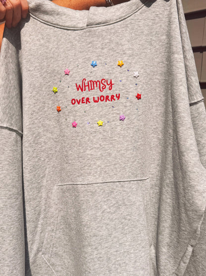 Heather Grey Oversized Whimsy Hoodie