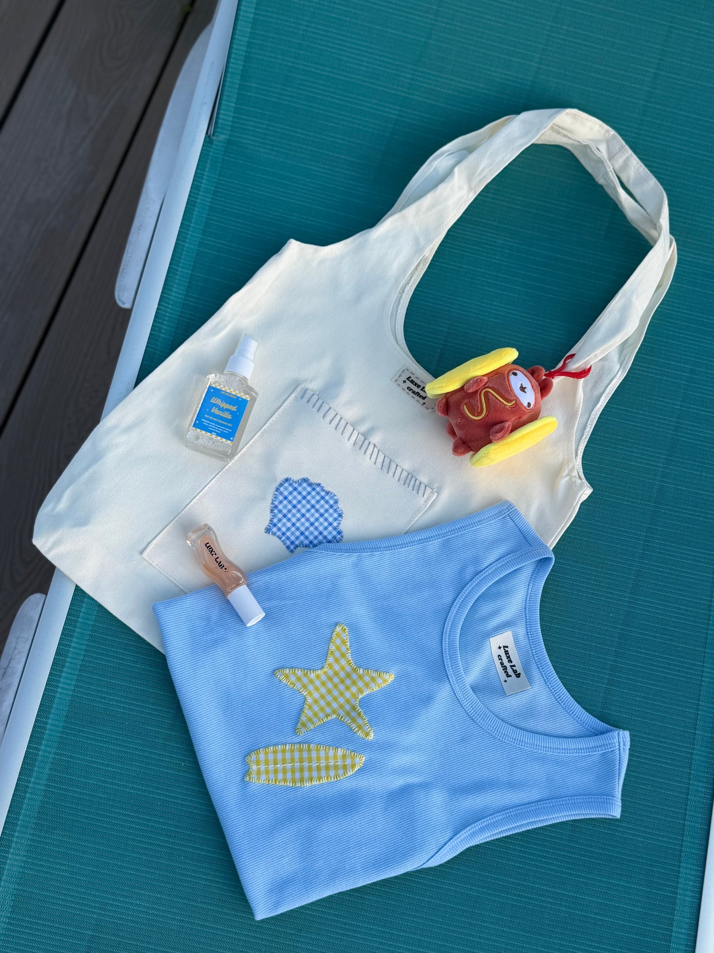 Starfish patchwork tank size large