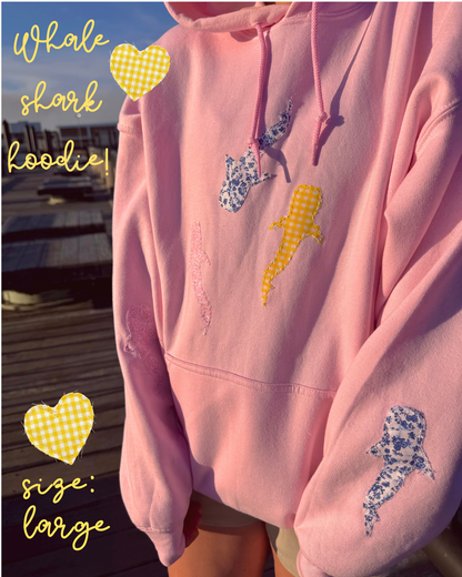 Whaleshark Patchwork hoodie