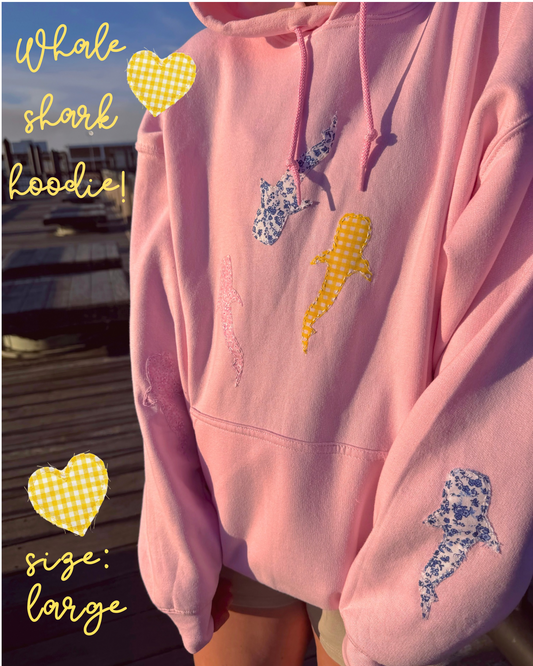 Whaleshark Patchwork hoodie