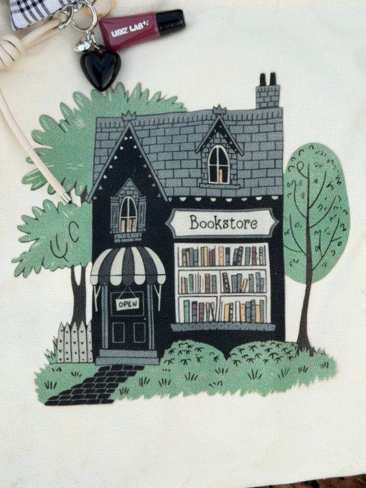 Bookstore Tote Bag + Charm + Gloss