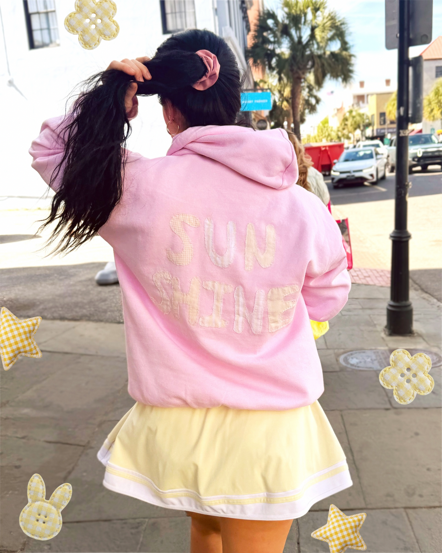 Sunshine Patchwork hoodie